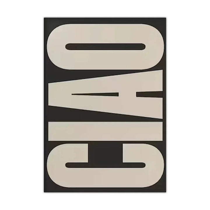 Elegant Ciao Wall Art Decoration