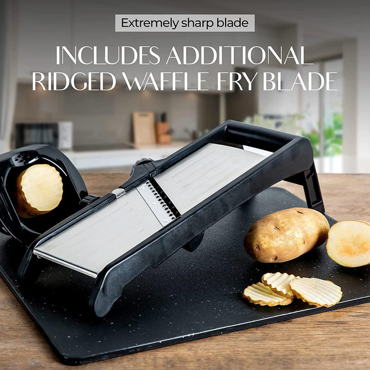 SlicerPro Safety Set | Mandoline Slicer with Cut-Resistant Gloves