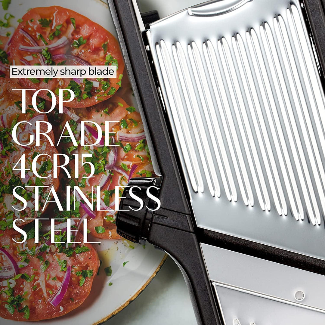 SlicerPro Safety Set | Mandoline Slicer with Cut-Resistant Gloves