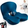 Memory Foam Seat Cushion Office Chair Ergonomic Contoured Lumbar Support Non Slip