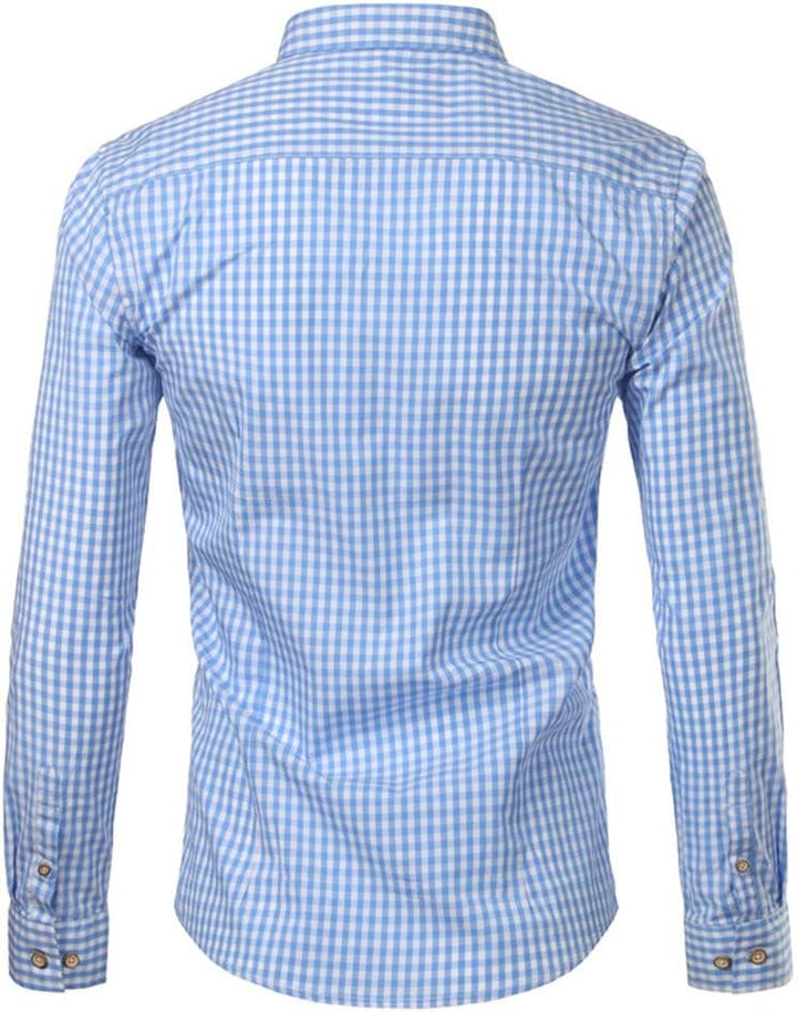Men's Short-Sleeve Checked Shirt