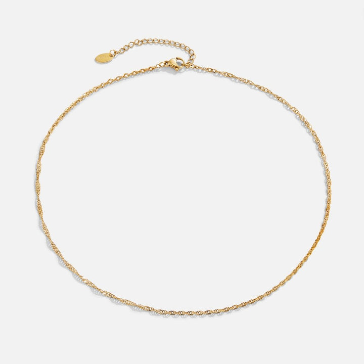 Mila Twist Gold Necklace