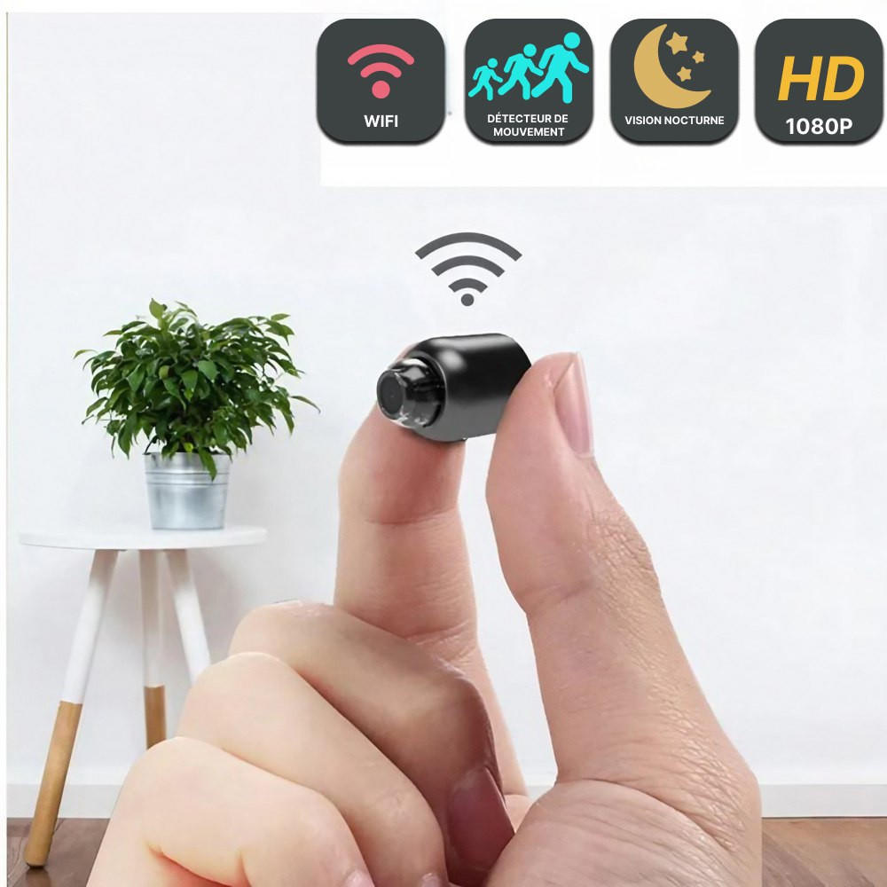 Mini Wireless Spy Camera - Secure HD Surveillance