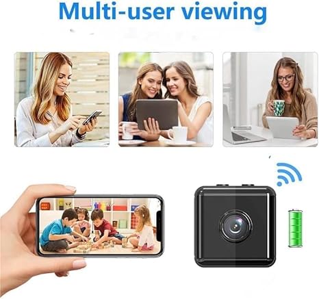 Mini Wireless WiFi Security Camera 1080P - App Control Indoor/Outdoor