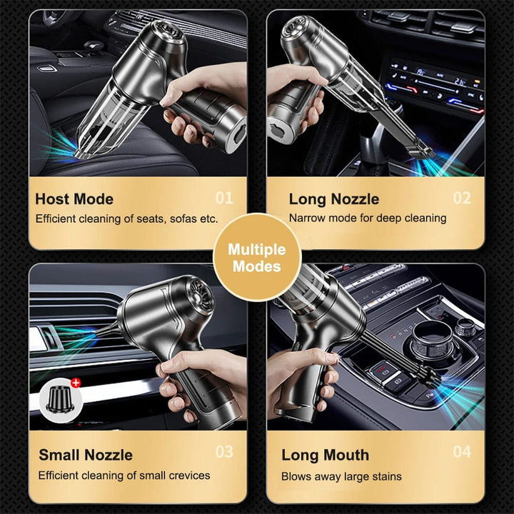 Handheld Car Vacuum Cleaner Powerful Compact Auto Cleaning Tool