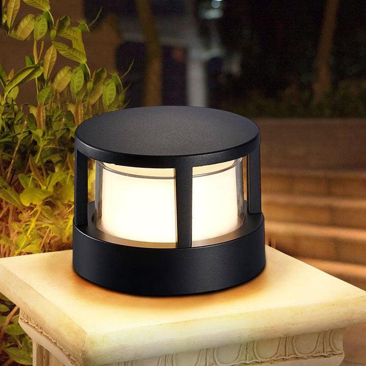 Aluminium LED Outdoor Light for Post or Pillar - Round or Square