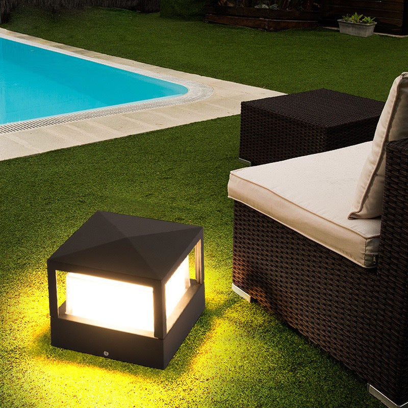 Aluminium LED Outdoor Light for Post or Pillar - Round or Square