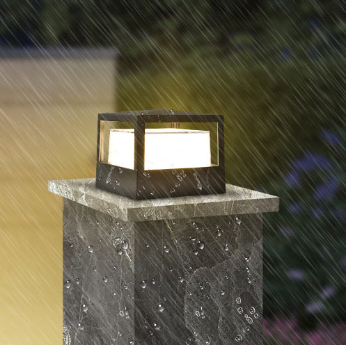Aluminium LED Outdoor Light for Post or Pillar - Round or Square