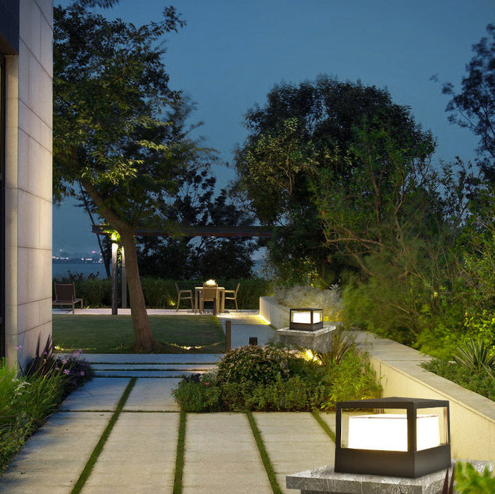 Aluminium LED Outdoor Light for Post or Pillar - Round or Square