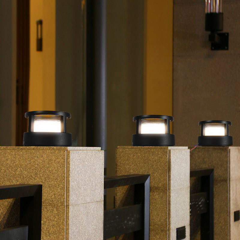 Aluminium LED Outdoor Light for Post or Pillar - Round or Square