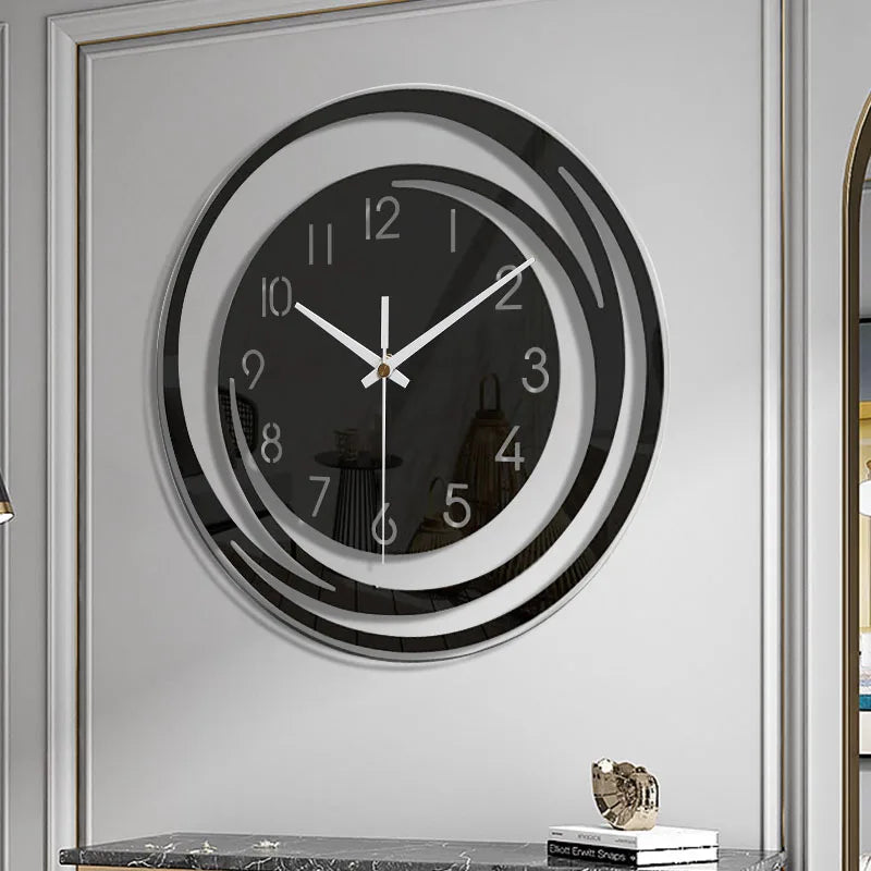 Modern Circular Design Wall Clock - Elegant Interior Decoration