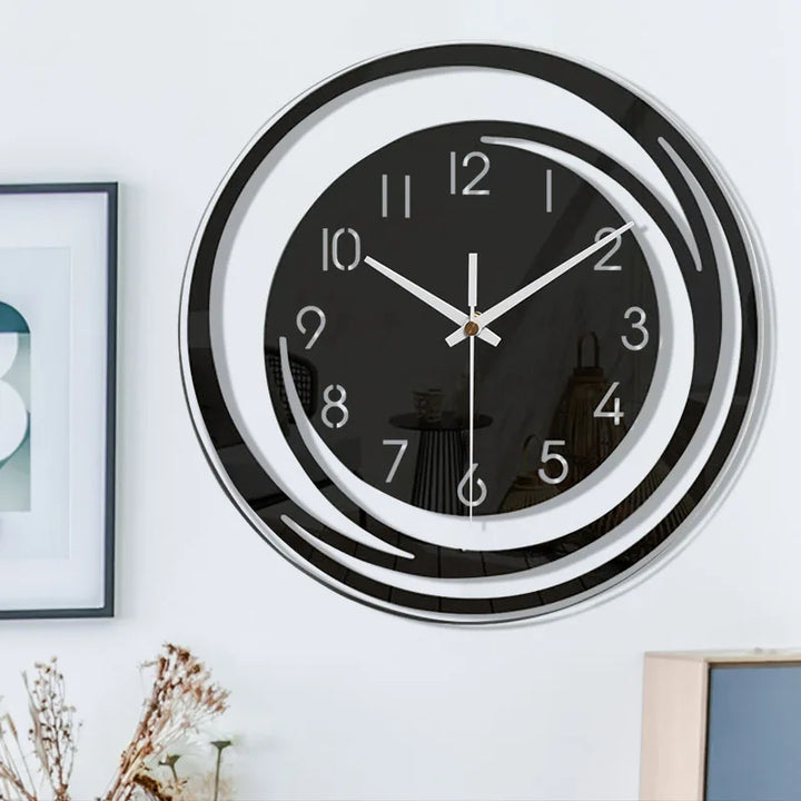 Modern Circular Design Wall Clock - Elegant Interior Decoration