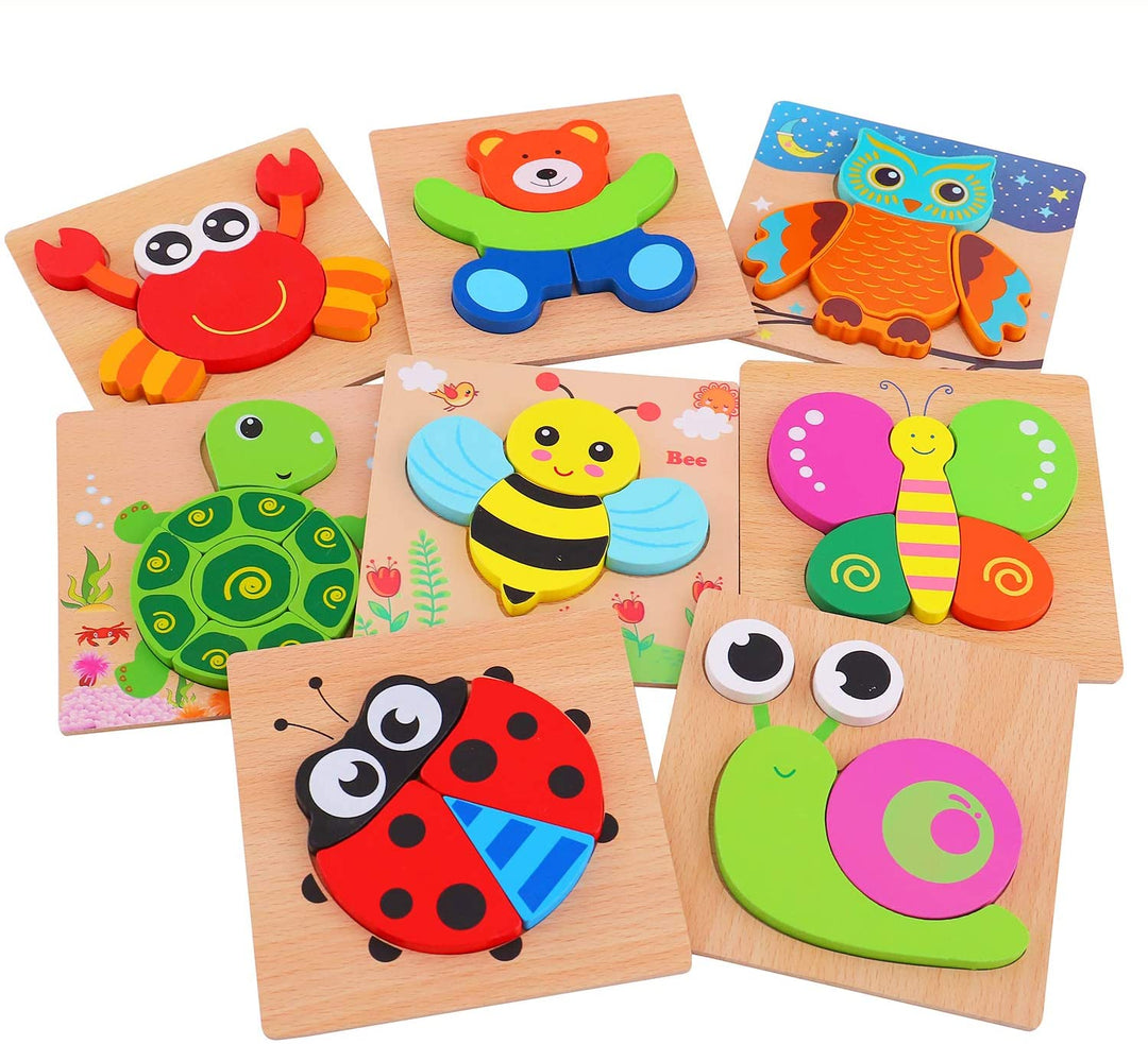 Wooden Montessori Puzzle – ColourJoy (Buy 1 Get 1 Free)