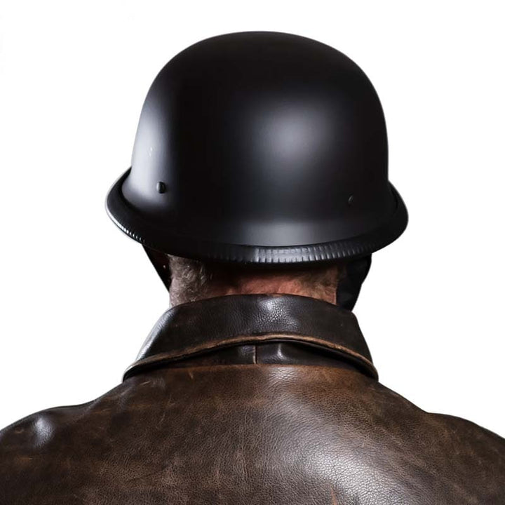 Motorcycle Half Helmet Open Face German Quick Release Buckle Adjustable Chin Strap