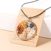 Seven Chakra Tree of Life Necklace