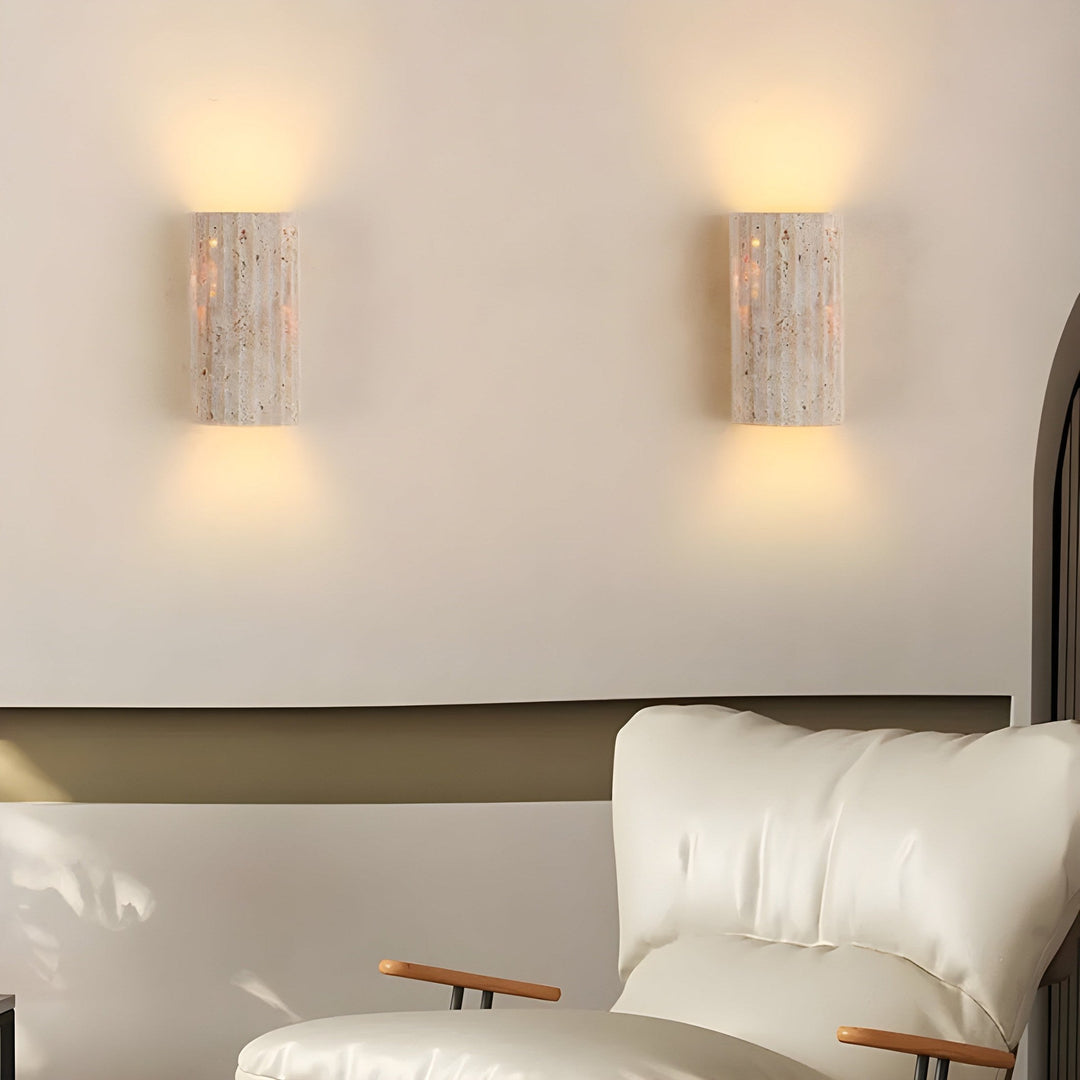 Natural Stone Wall Lamp - Elegant Design