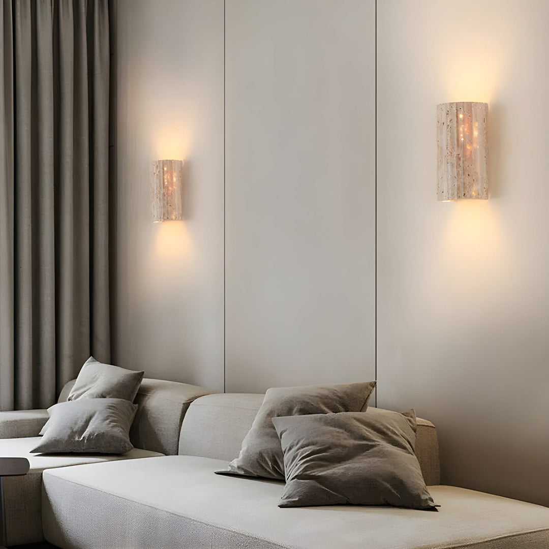 Natural Stone Wall Lamp - Elegant Design
