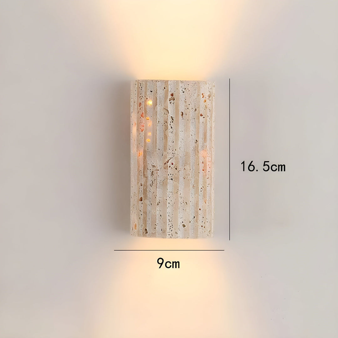 Natural Stone Wall Lamp - Elegant Design
