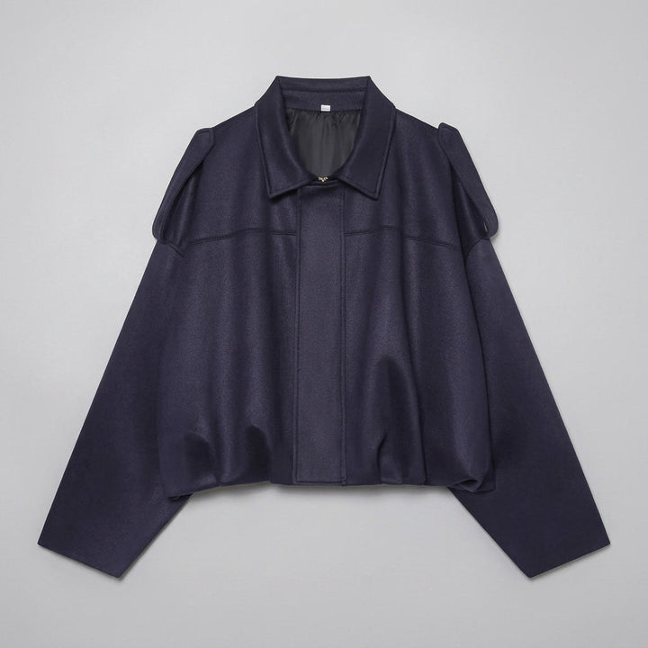 Women's Suede Bomber Jacket Cropped with Tailored Fit