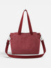 Women's Convertible Canvas Tote Bag with Shoulder Strap