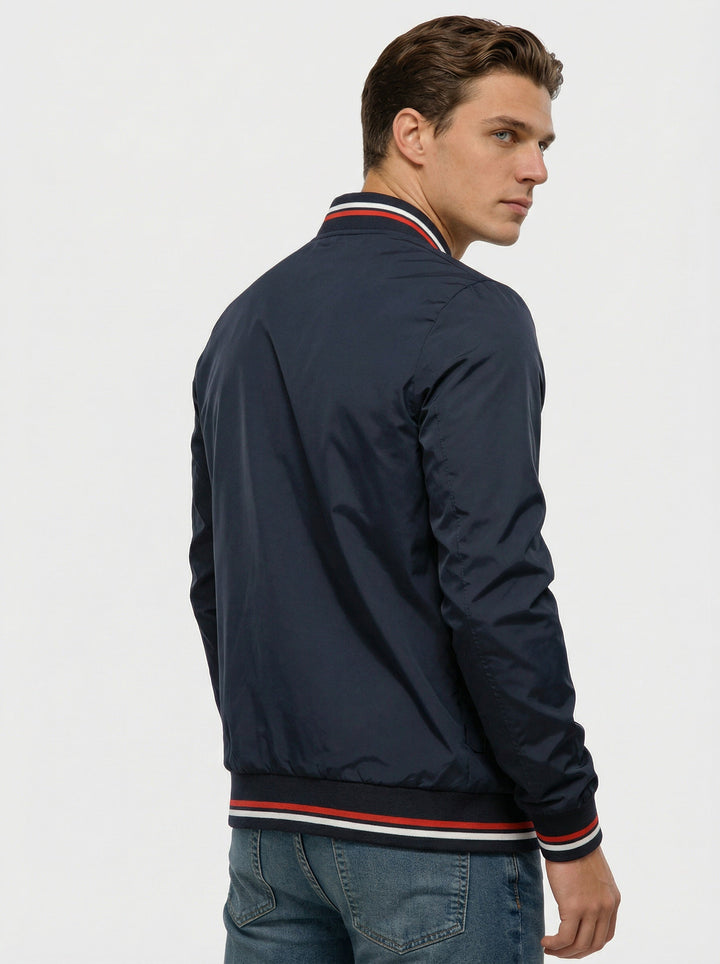 Men's Comfortable Zip-Up Bomber Jacket