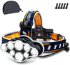 Ochter 18,000 Lumen Rechargeable Head Torch - Powerful, Waterproof & USB