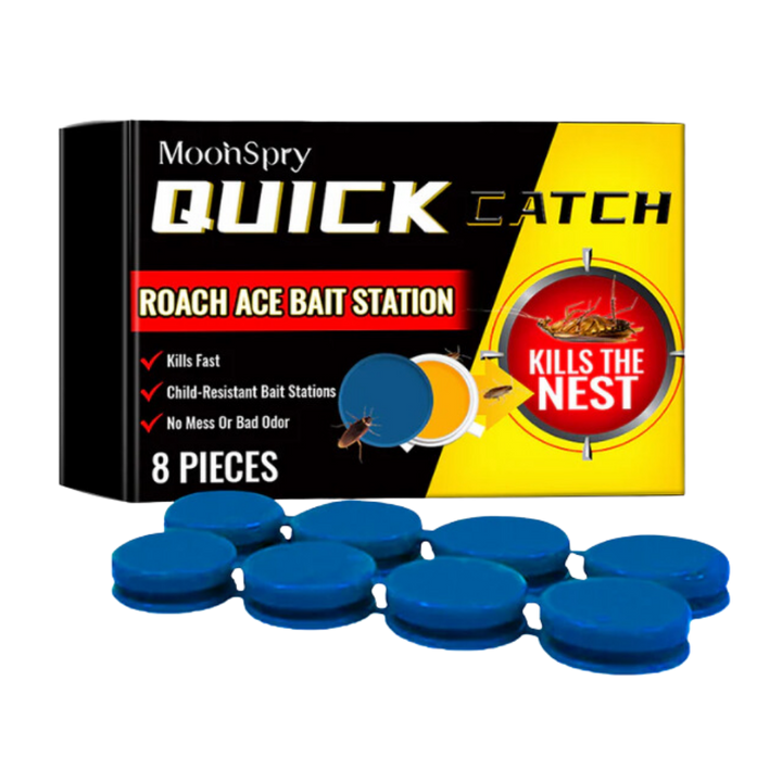 Odorless Cockroach Bait Station for Home Pest Control