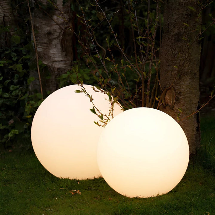 Outdoor Lights Globe Frosted Portable Cordless Garden Weather Resistant
