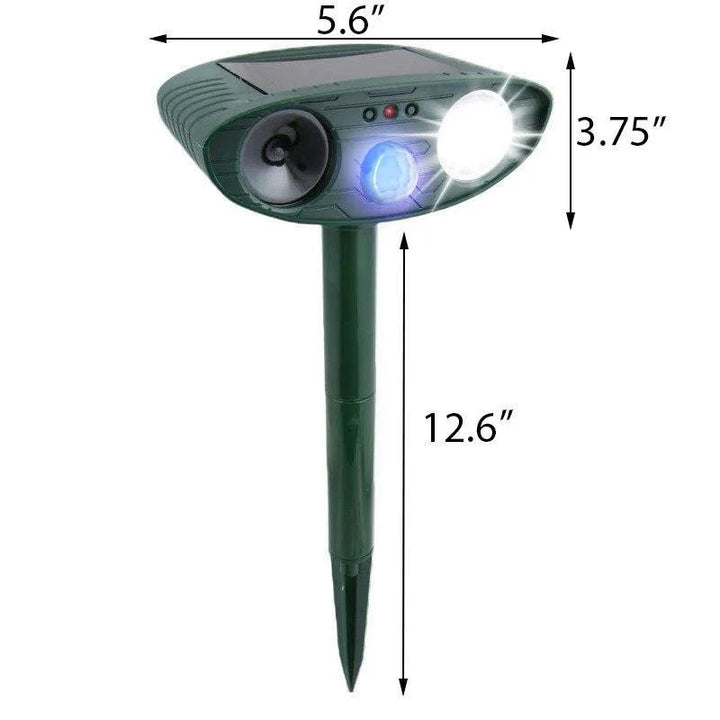 Outdoor Solar-Powered Ultrasonic Deer Repeller for Gardens
