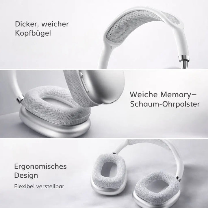 Over-Ear Headphones with Active Noise Cancelling and Bluetooth (ANC)