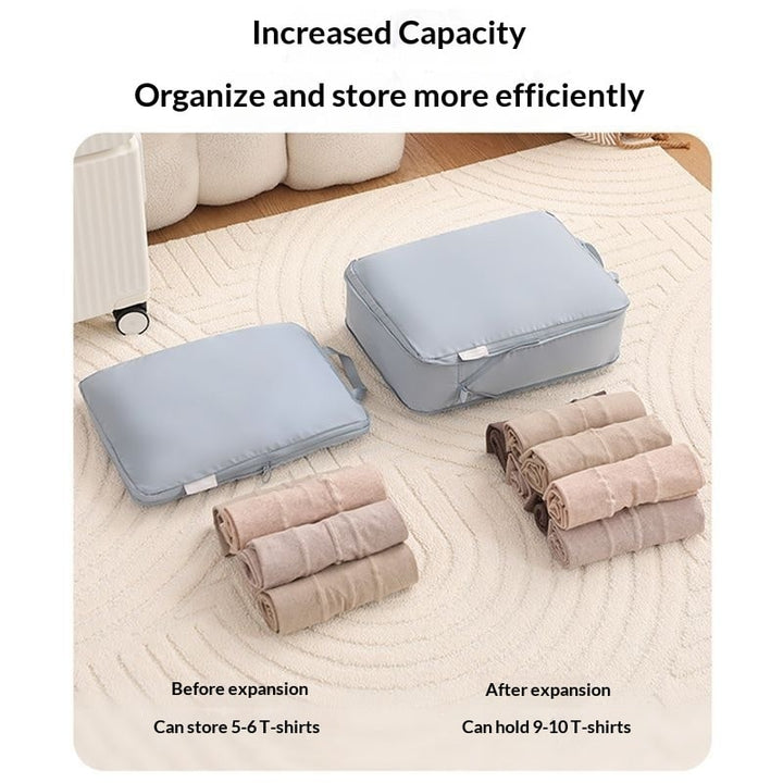 Packing Cubes and Compression for Travel with Luggage Organizer Bags 6 or 8 Piece