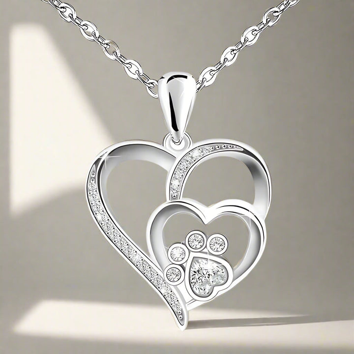 Silver Pendant with Little Heart
