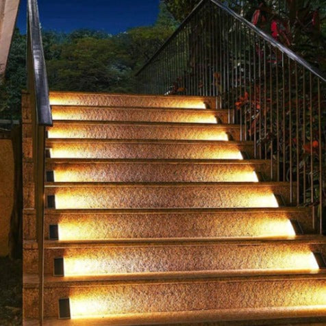 Outdoor Solar Step Lights Waterproof, Durable & Ambient Glow