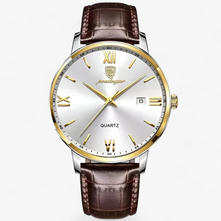 Luxury Men's Wristwatch with Leather Strap – Adrien