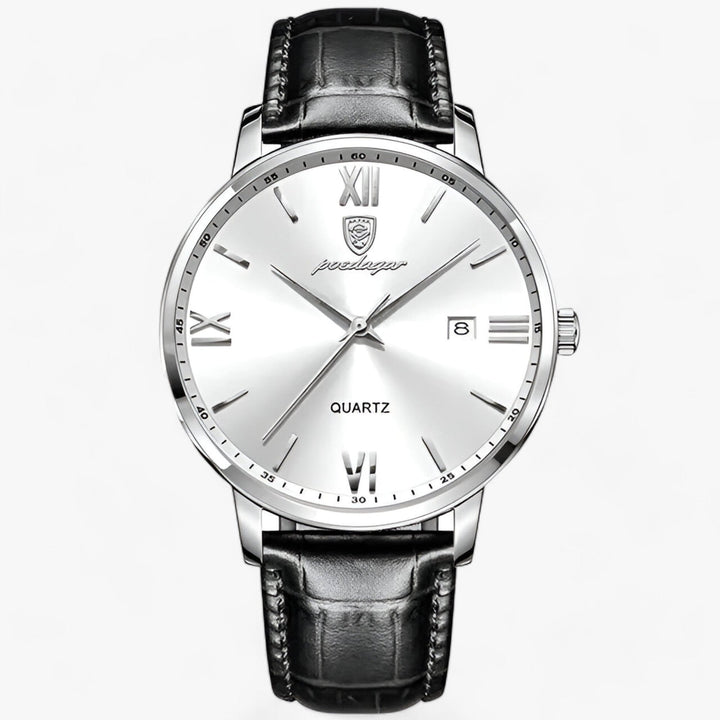 Luxury Men's Wristwatch with Leather Strap – Adrien