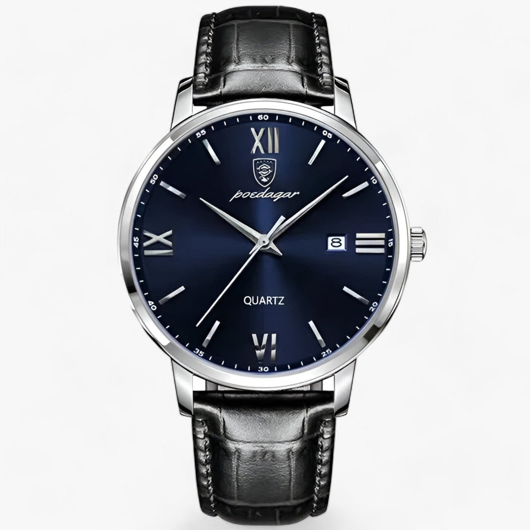 Luxury Men's Wristwatch with Leather Strap – Adrien