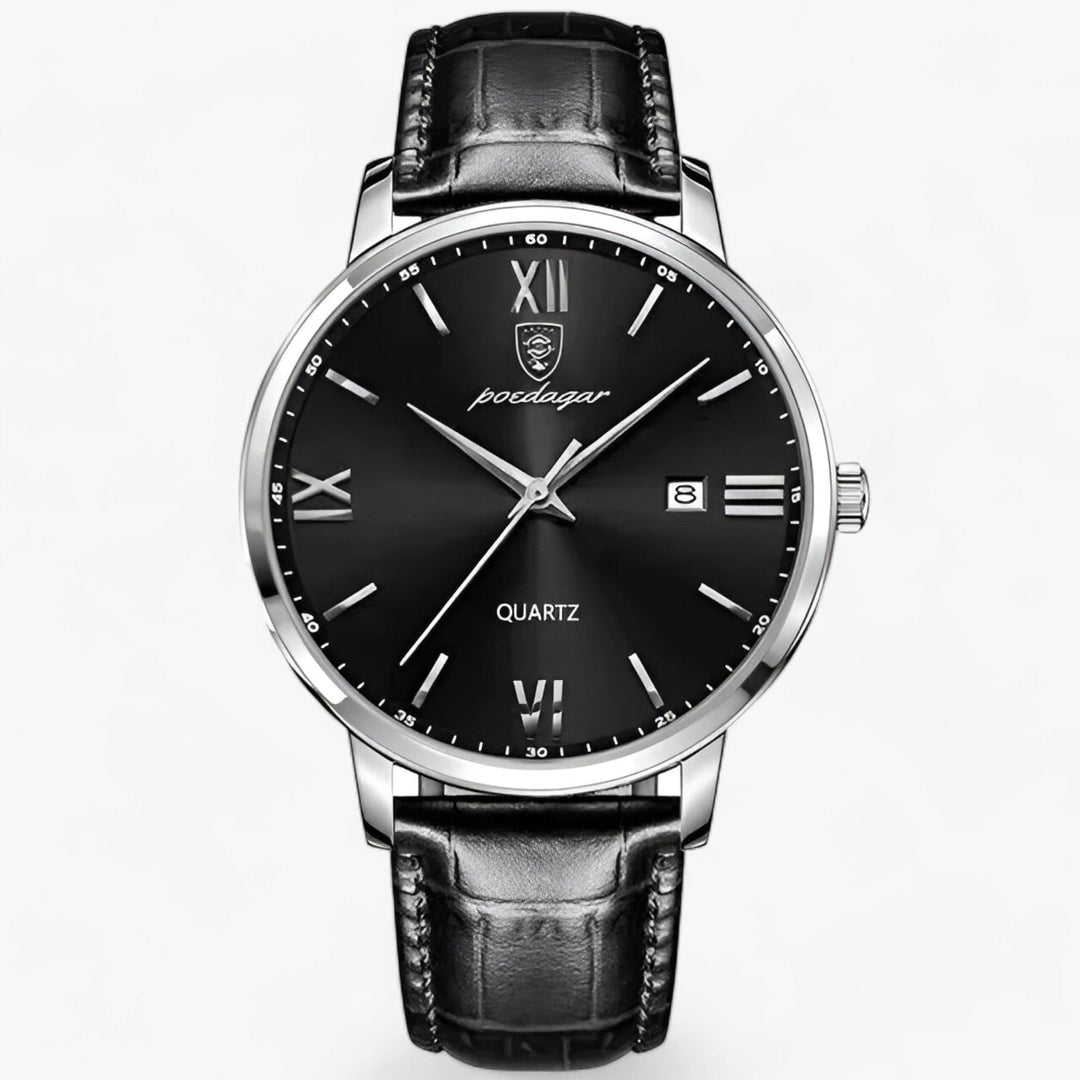 Luxury Men's Wristwatch with Leather Strap – Adrien