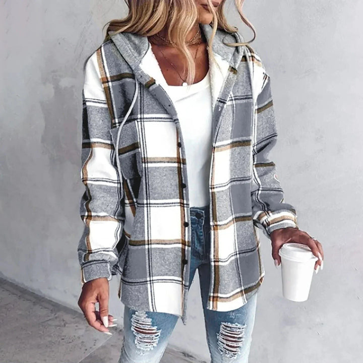 Plaid Oversized Cardigan
