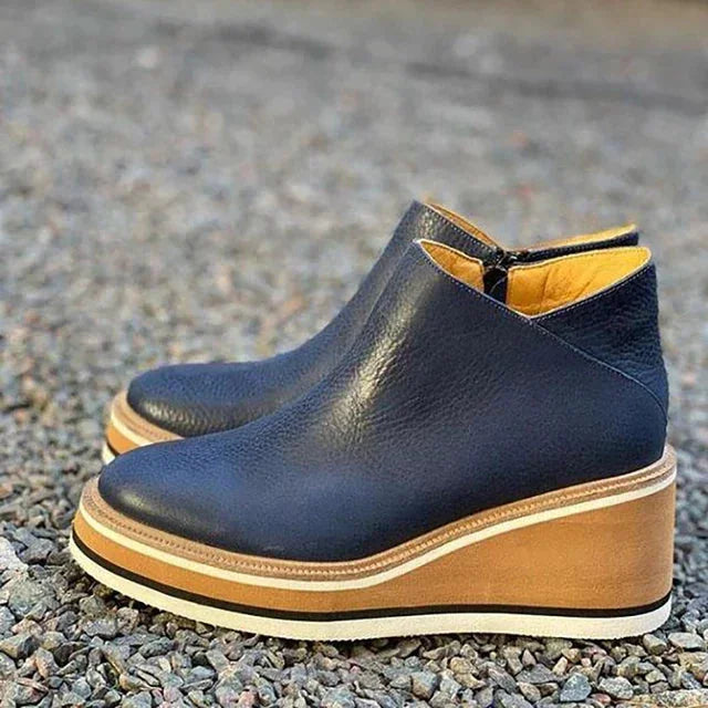 Women's Platform Slip-On Chelsea Boots