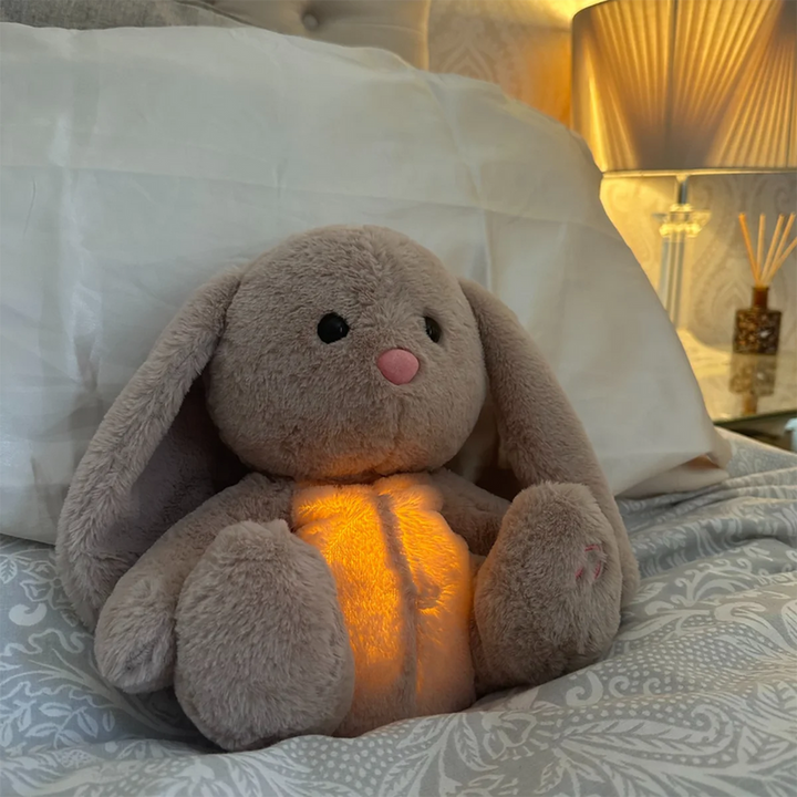 Calming Breathing Plush Toy with Night Light