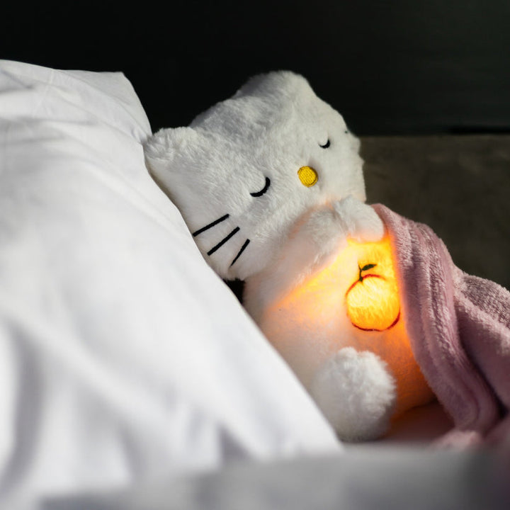 Relaxing Plush Toy with Breathing and Night Light - Soothing