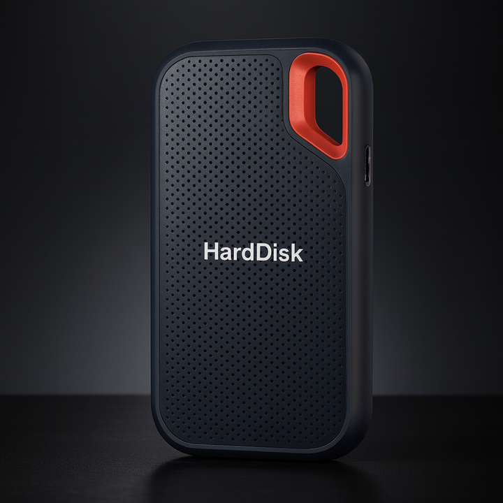 Portable External Ssd Solid State Drive with Lanyard Loop and Usb-C for PC 1tb