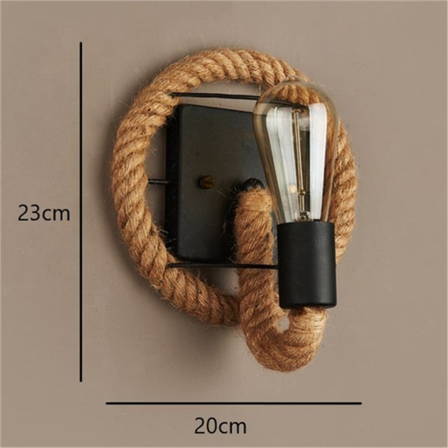 Vintage Rope Wall Light – RusticRope