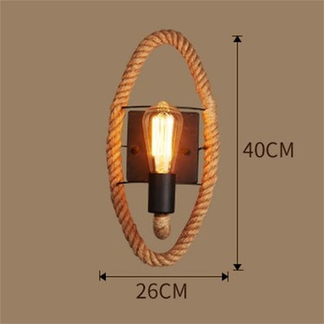Vintage Rope Wall Light – RusticRope