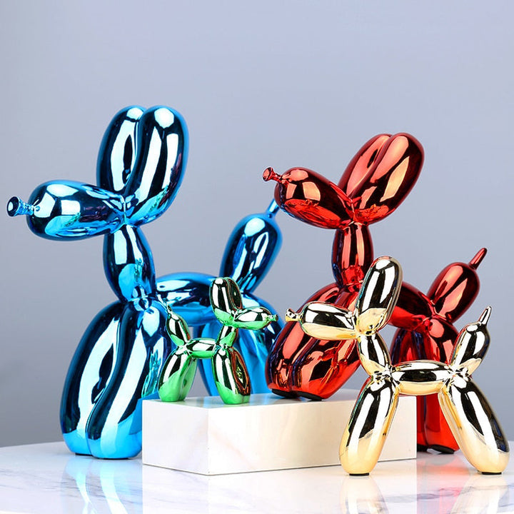 Balloon Dog Sculpture | Banksy Modern Art Decor