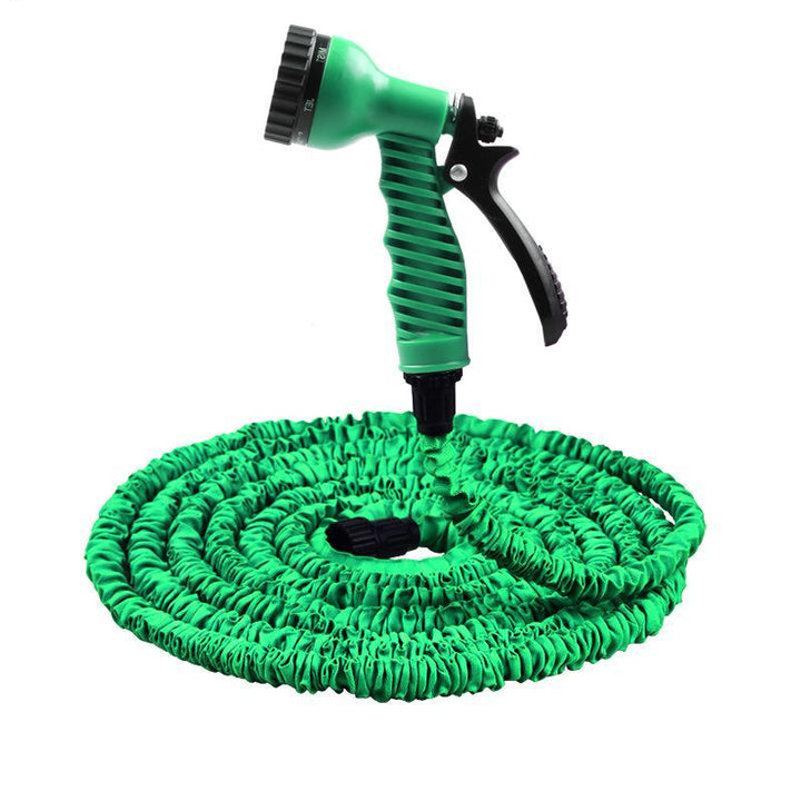 Expandable Garden Hose with Spray Nozzle – FlexaFlow