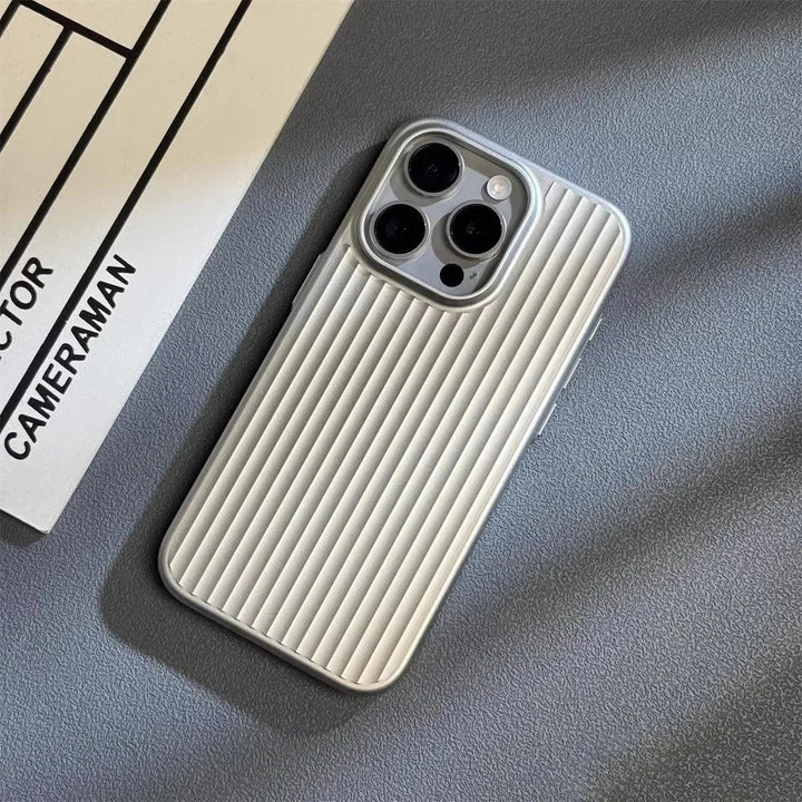 Protective Iphone Case Slim Ribbed Matte Finish Scratch Resistant Lightweight