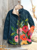 Quilted Floral Print Jacket