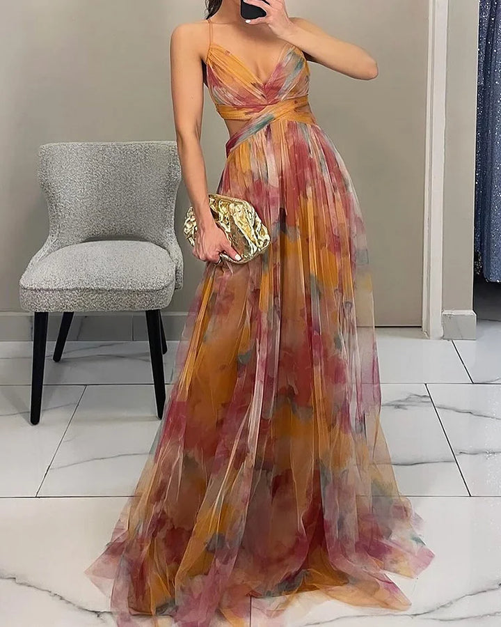 Maxi Chiffon Dress for Women – Flowing & Romantic