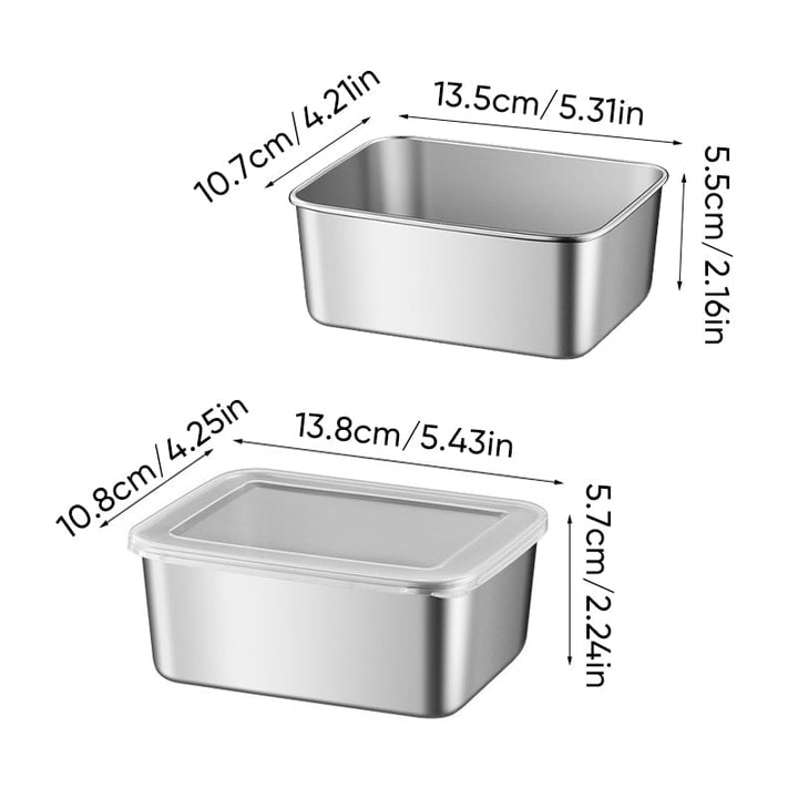 Stainless Steel Food Storage Containers – Durable and Eco-Friendly